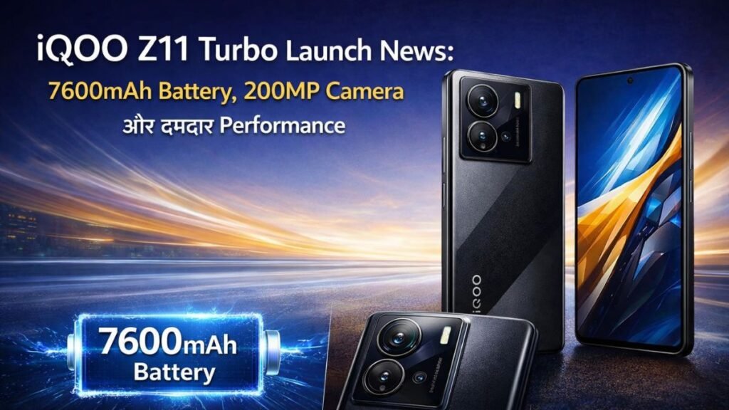 iQOO Z11 Turbo Launch News: 7600mAh Battery, 200MP Camera और दमदार Performance